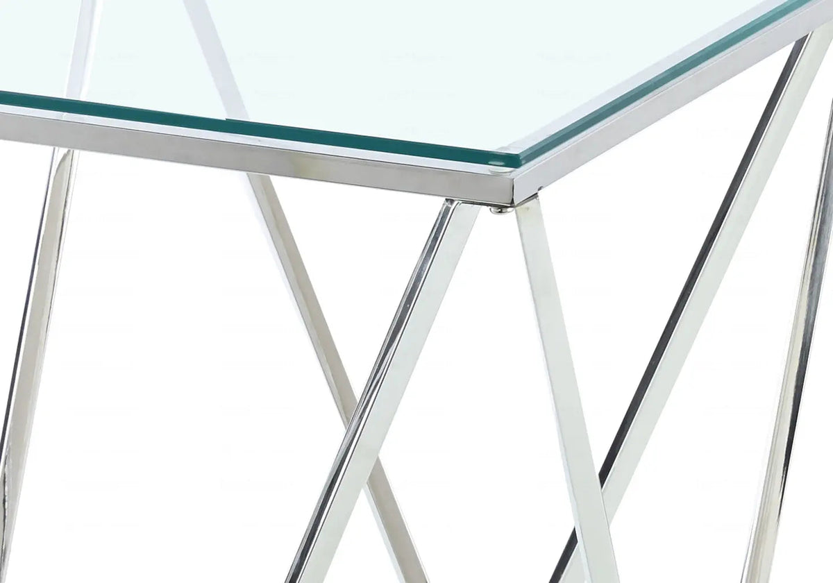 Bout de canapé et table d'appoint verre trempé | Zenvia