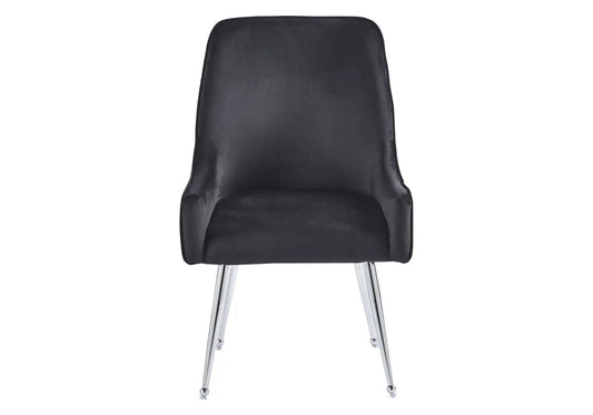 Lot de 2 fauteuils de table en noir | Kaelo