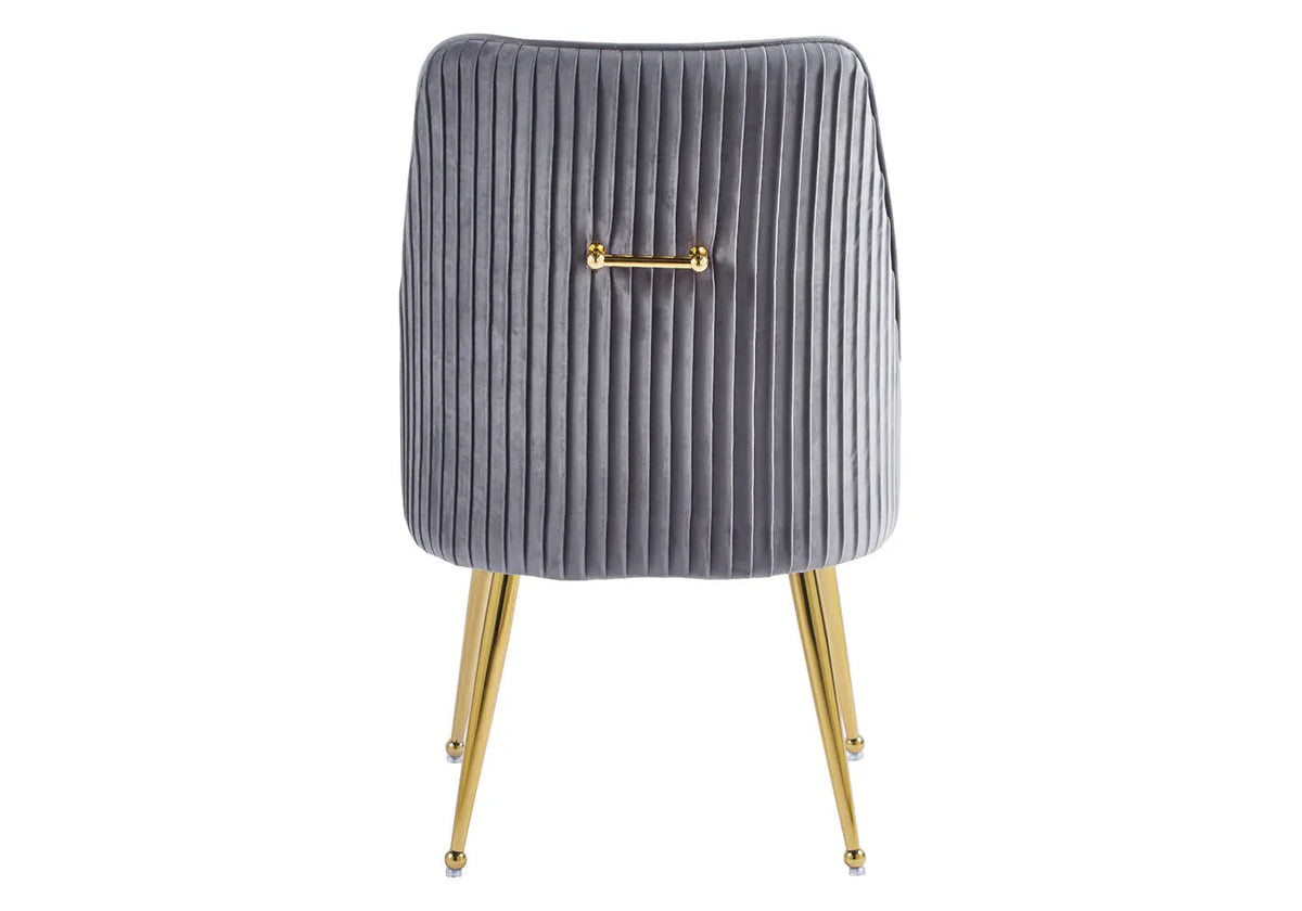 Lot de 2 fauteuils de table en anthracite | Kaelo