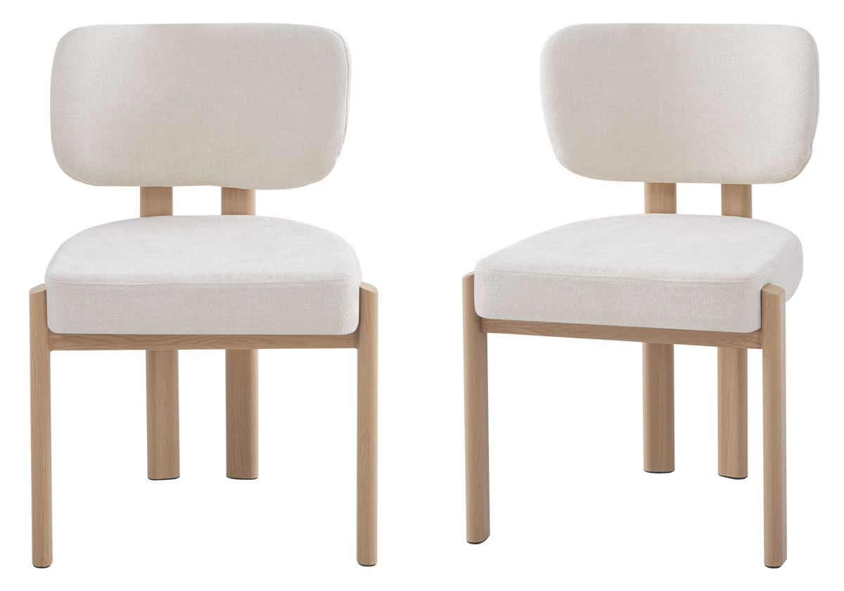 Chaises de salle à manger en beige x4 | Zorix