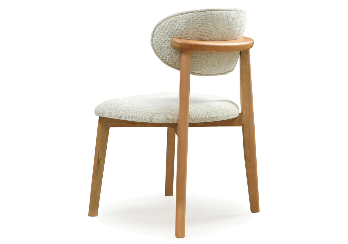 chaise bois scandinave inci lot 2 - Vue 4 - KOORIS