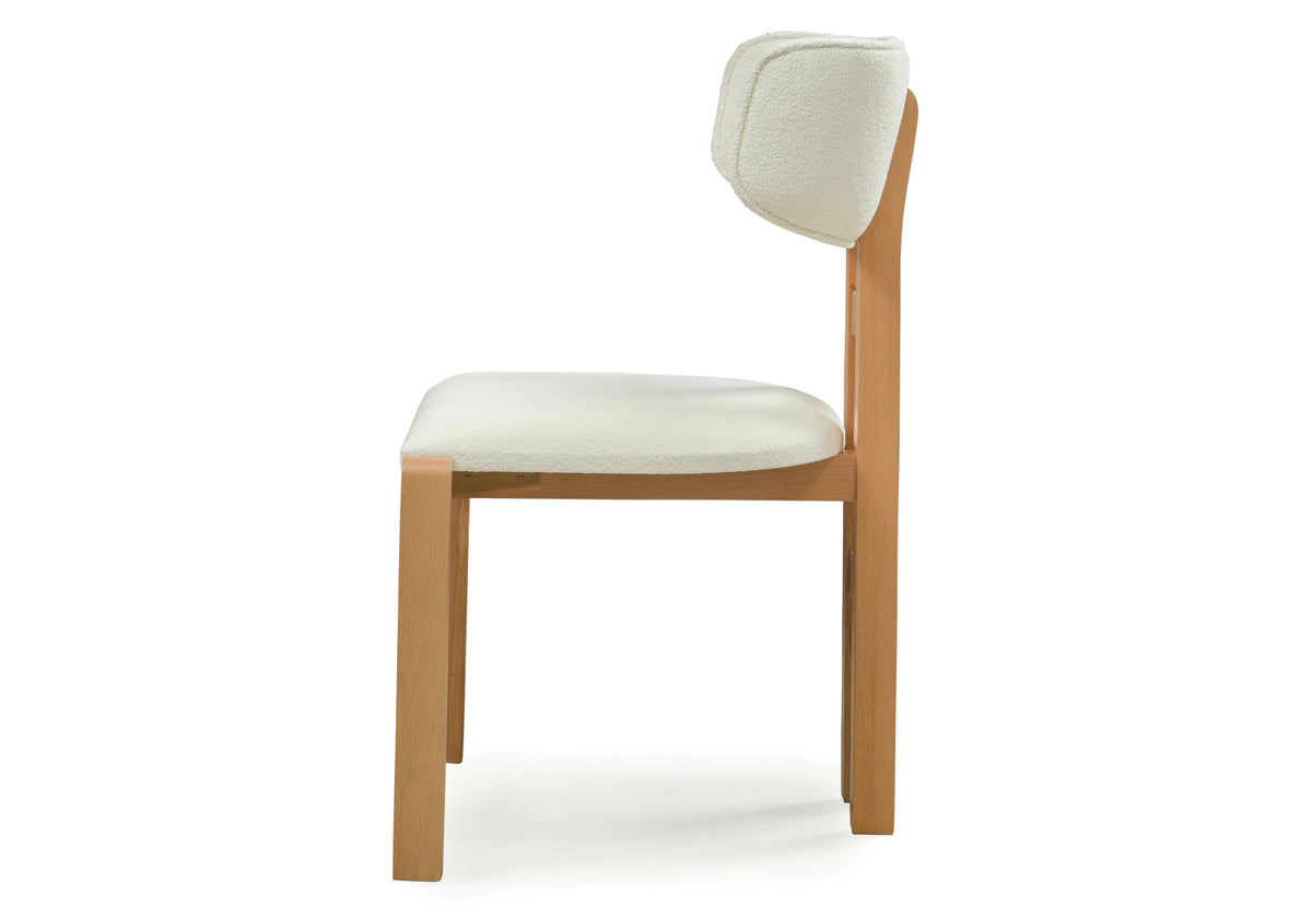 chaise bois scandinave sude x2 - Vue 2 - KOORIS