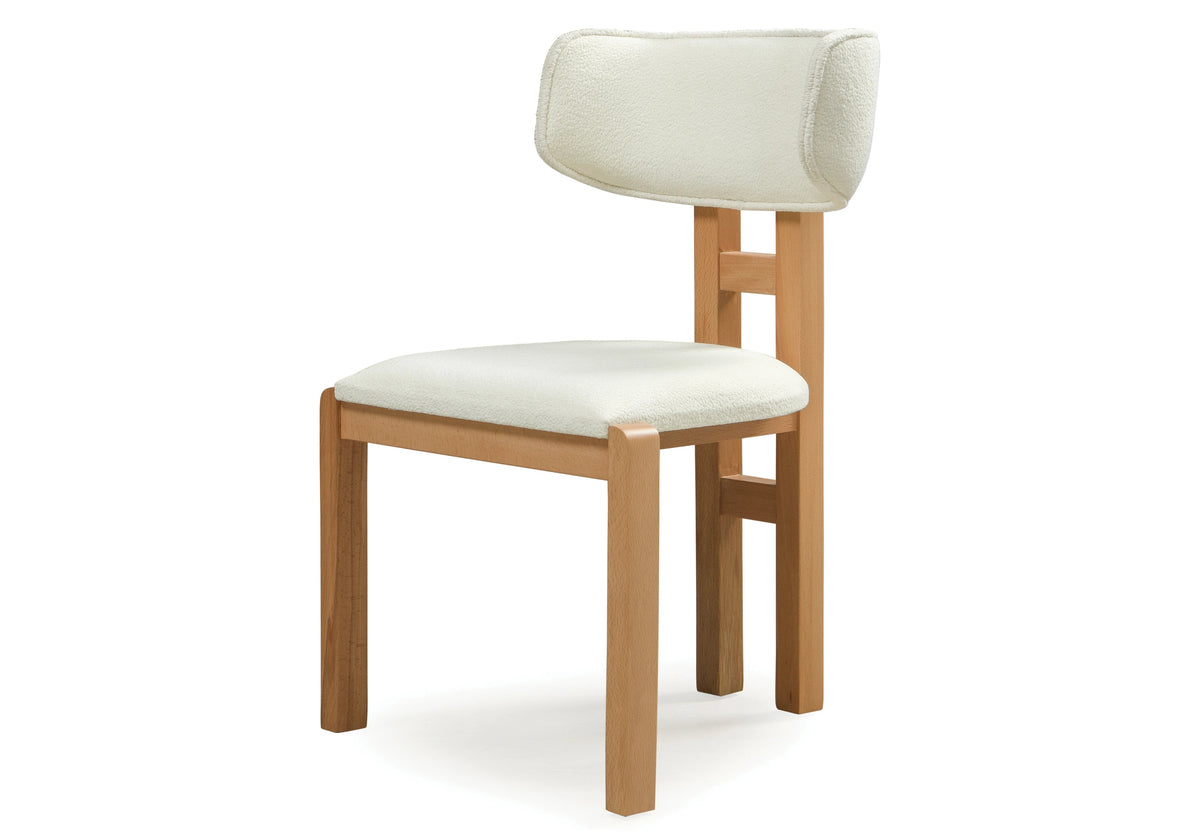 chaise bois scandinave sude x2 - Vue 3 - KOORIS