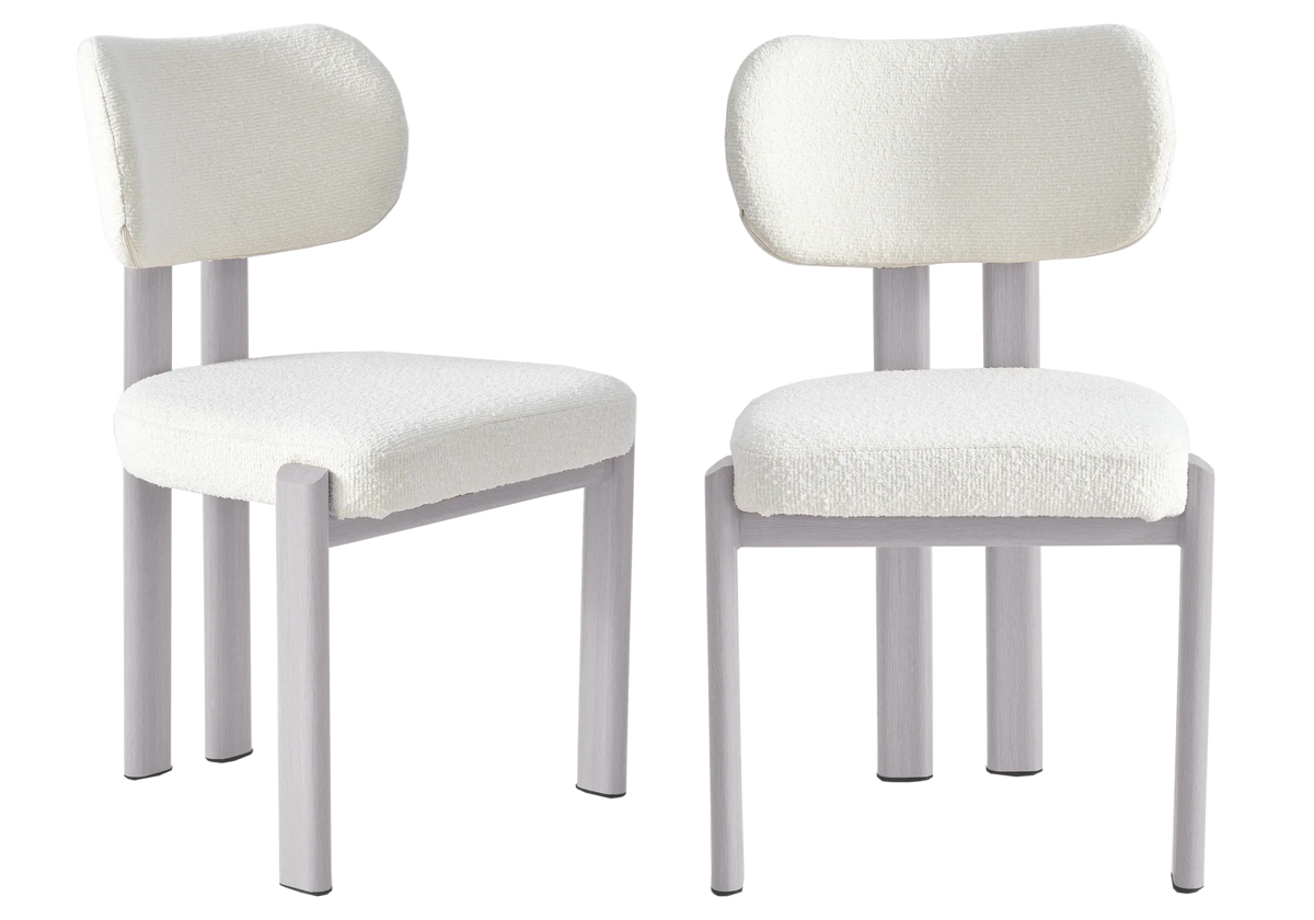 Ensemble table extensible travertin et 4 chaises | Vexta