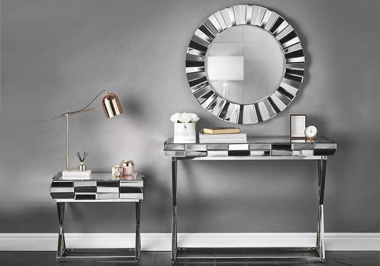 Miroir mural rond design élégant pour intérieur | Valo
