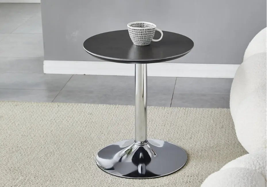 Petite table d'appoint céramique marbre blanc | Kaelo
