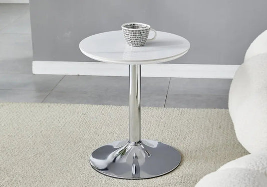 Petite table basse d'appoint en céramique noire | Kaelo