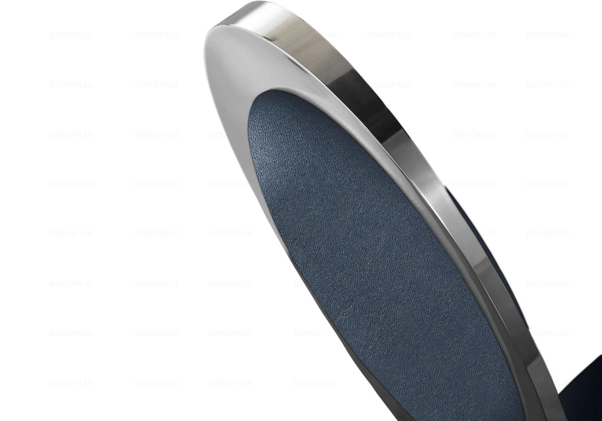 Salle à manger complète marbre blanc et argent | Zyra