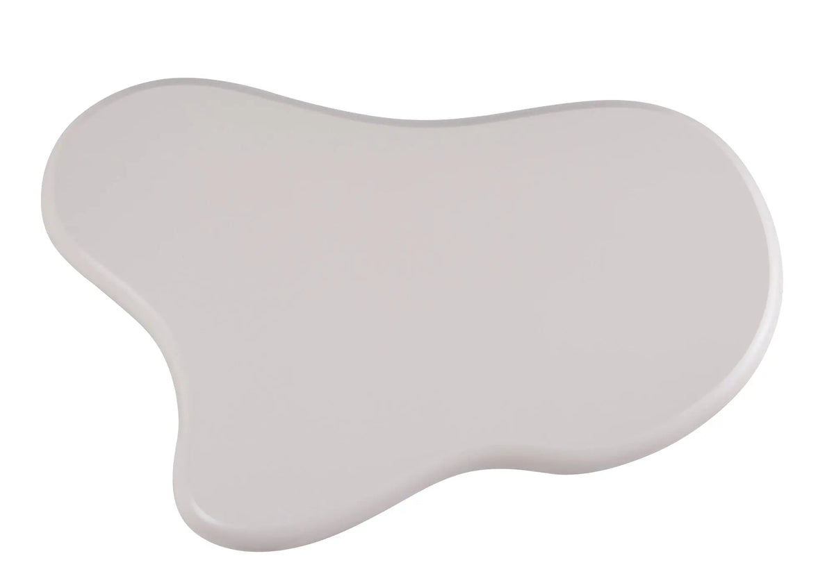 Table basse design blanche 120 cm pour le salon | Zylo