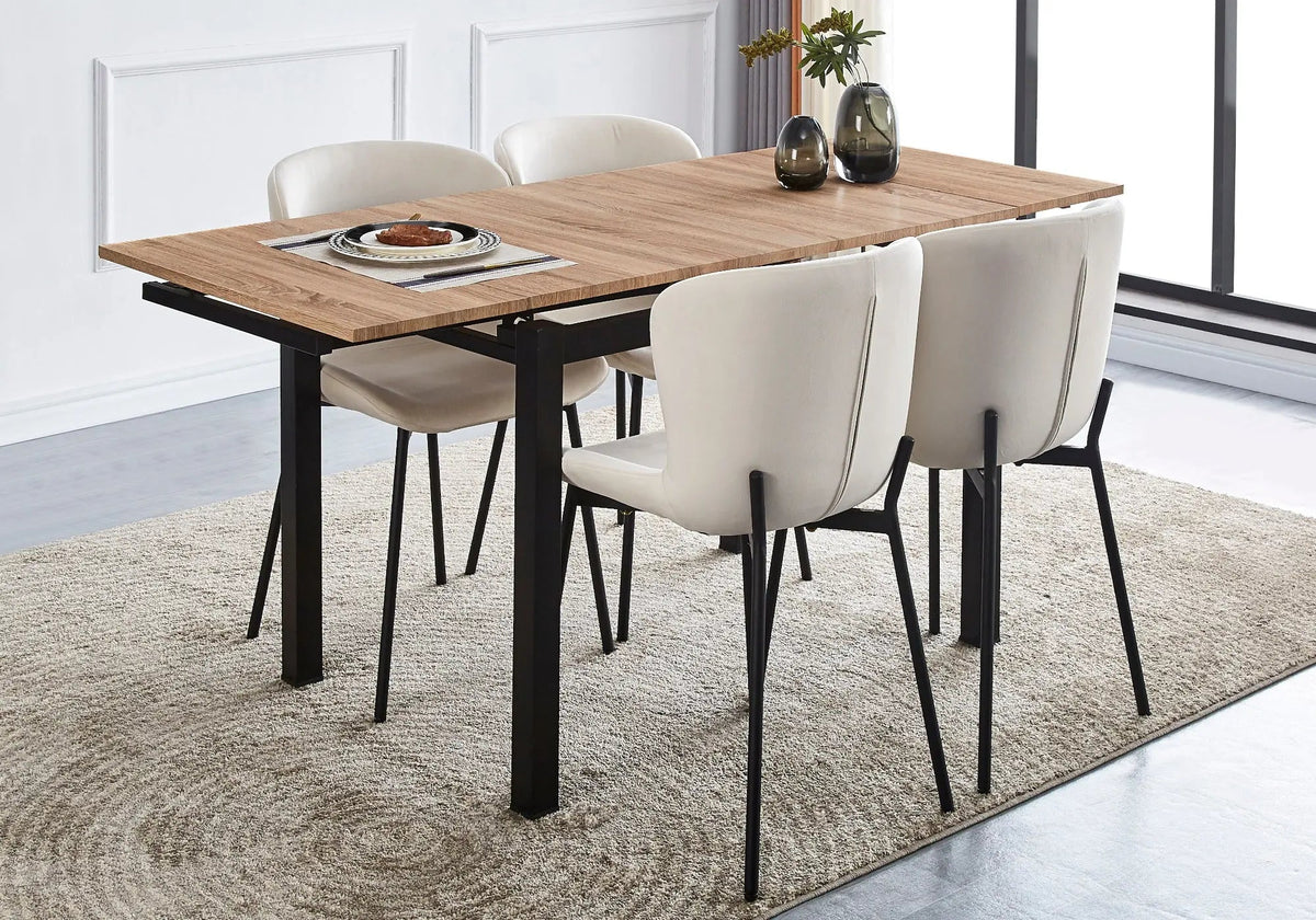 Table à manger extensible en chêne 4 à 10 personnes | Orso