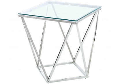 Bout de canapé et table d'appoint verre trempé | Zenvia