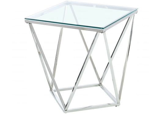 Bout de canapé et table d'appoint verre trempé | Zenvia