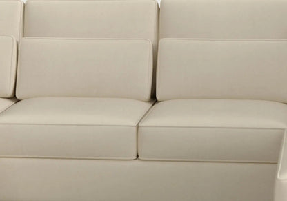 Canapé d'angle en u modulaire en beige | Kroma