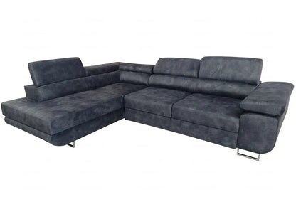 Canapé d'angle convertible anthracite | Aven