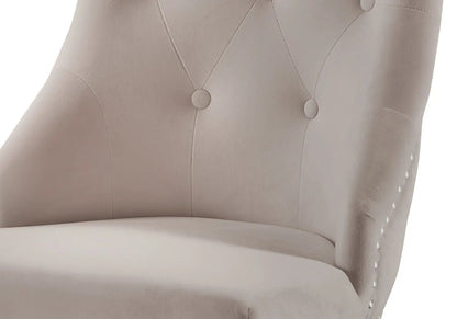 Chaises cloutées en moka (lot de 4) | Kalyx