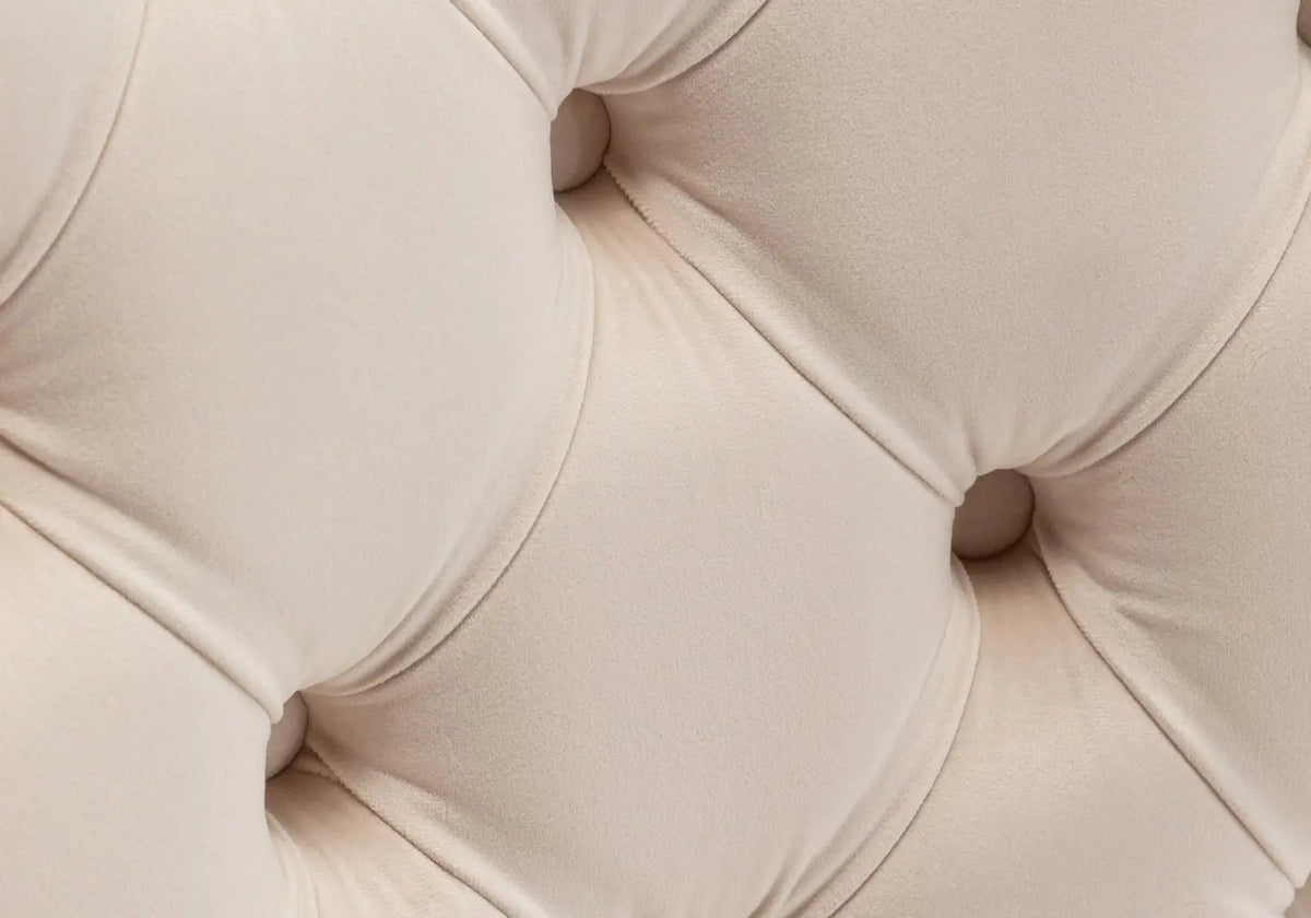 Lot de 2 chaises en beige capitonnées | Vexta