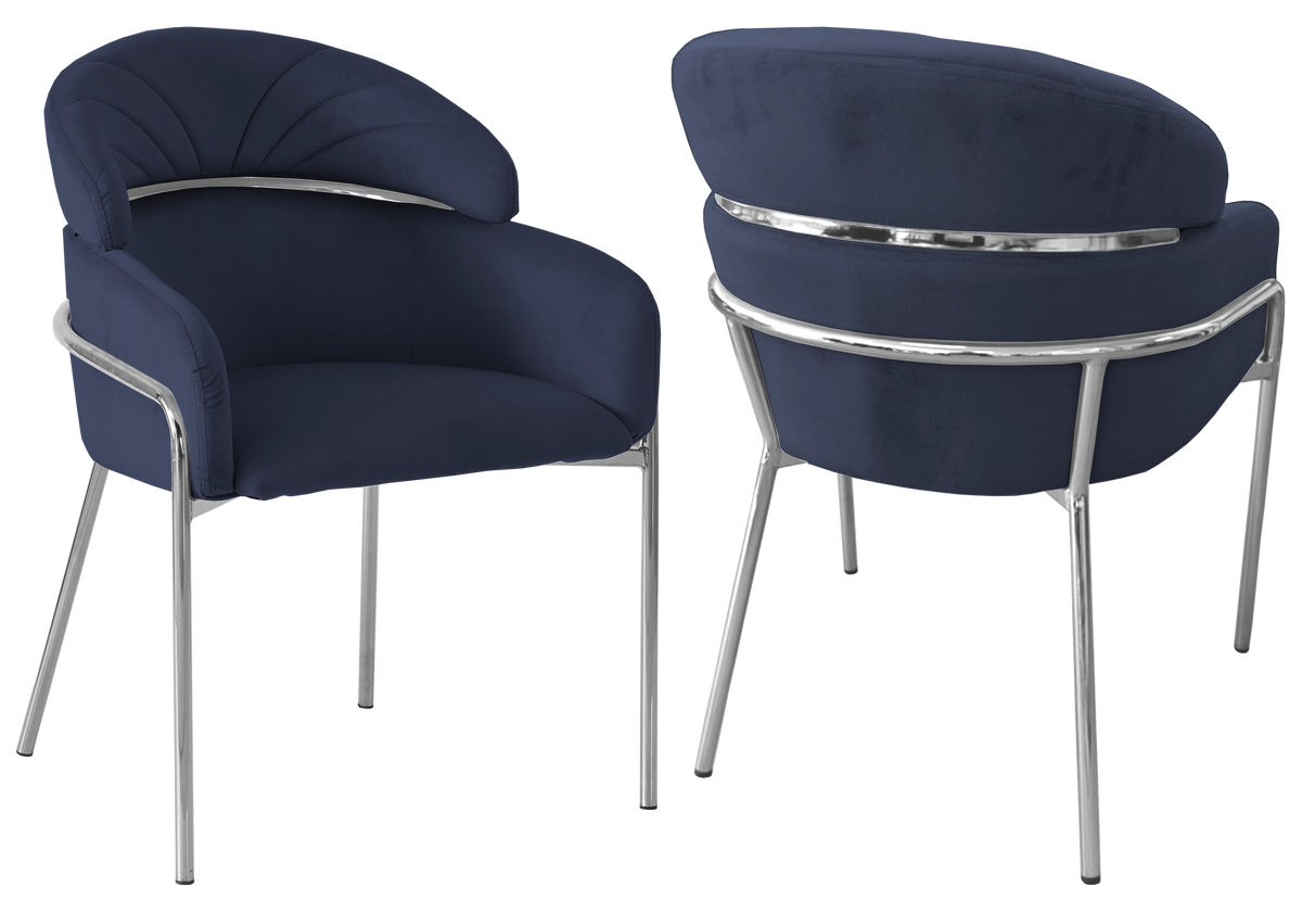 Ensemble table marbre blanc et 4 chaises noires | Xavi