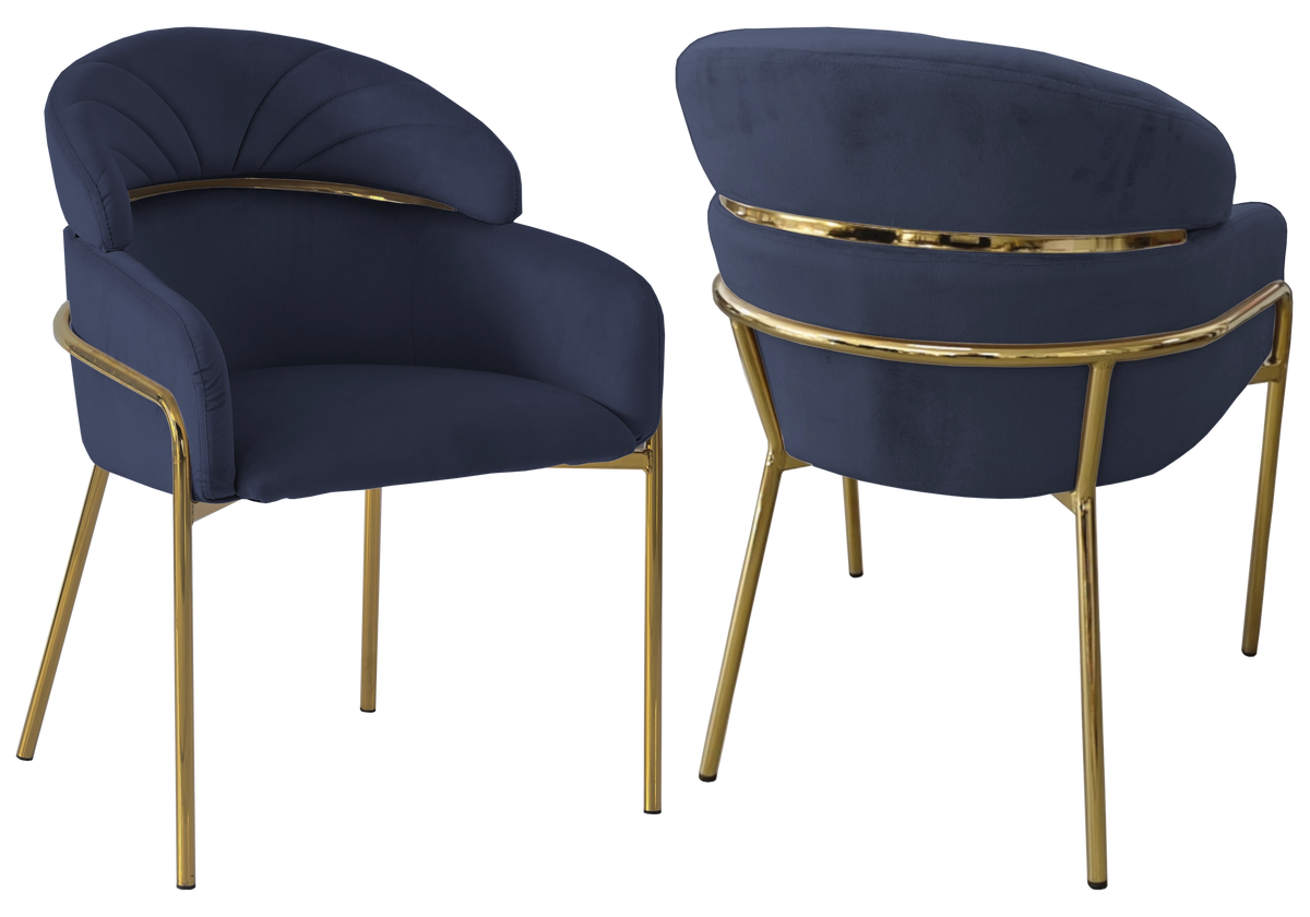 Ensemble table marbre blanc et 4 chaises noires | Xavi