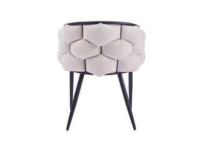 Lot de 2 fauteuils de table beige | Stratos