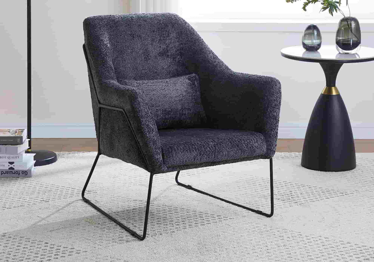 Fauteuil noir en anthracite pour bureau | Zylo