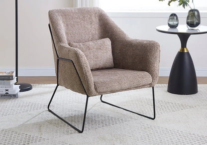 Fauteuil noir et beige pour salle à manger | Zylo