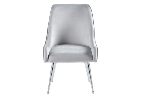 Lot de 2 fauteuils de table en gris | Kaelo