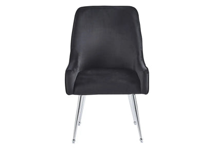 Lot de 2 fauteuils de table en noir | Kaelo