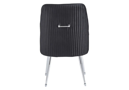 Lot de 2 fauteuils de table en noir | Kaelo