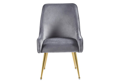 Lot de 2 fauteuils de table en anthracite | Kaelo