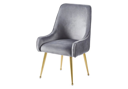 Lot de 2 fauteuils de table en anthracite | Kaelo