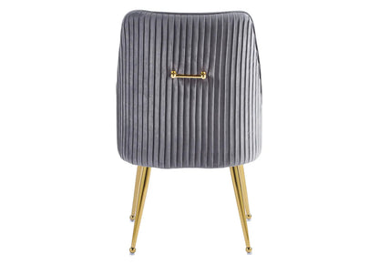 Lot de 2 fauteuils de table en anthracite | Kaelo