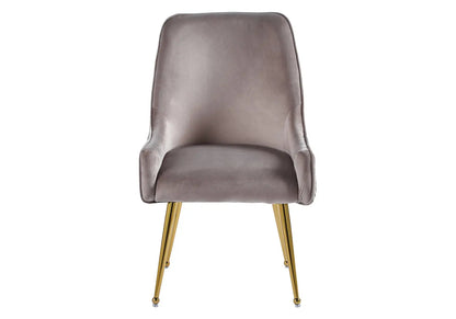 Lot de 2 fauteuils de table en moka | Kaelo