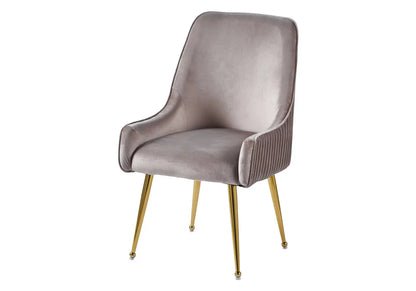 Lot de 2 fauteuils de table en moka | Kaelo