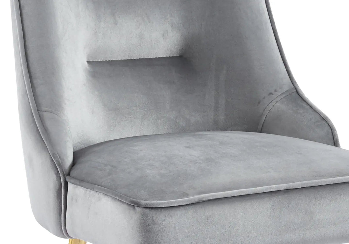 Lot de 2 chaises en gris anthracite | Veltis