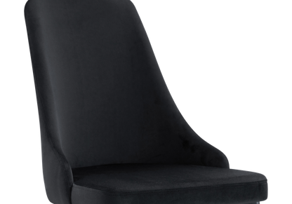 Lot de 4 chaises de salle à manger en noir | Kynox