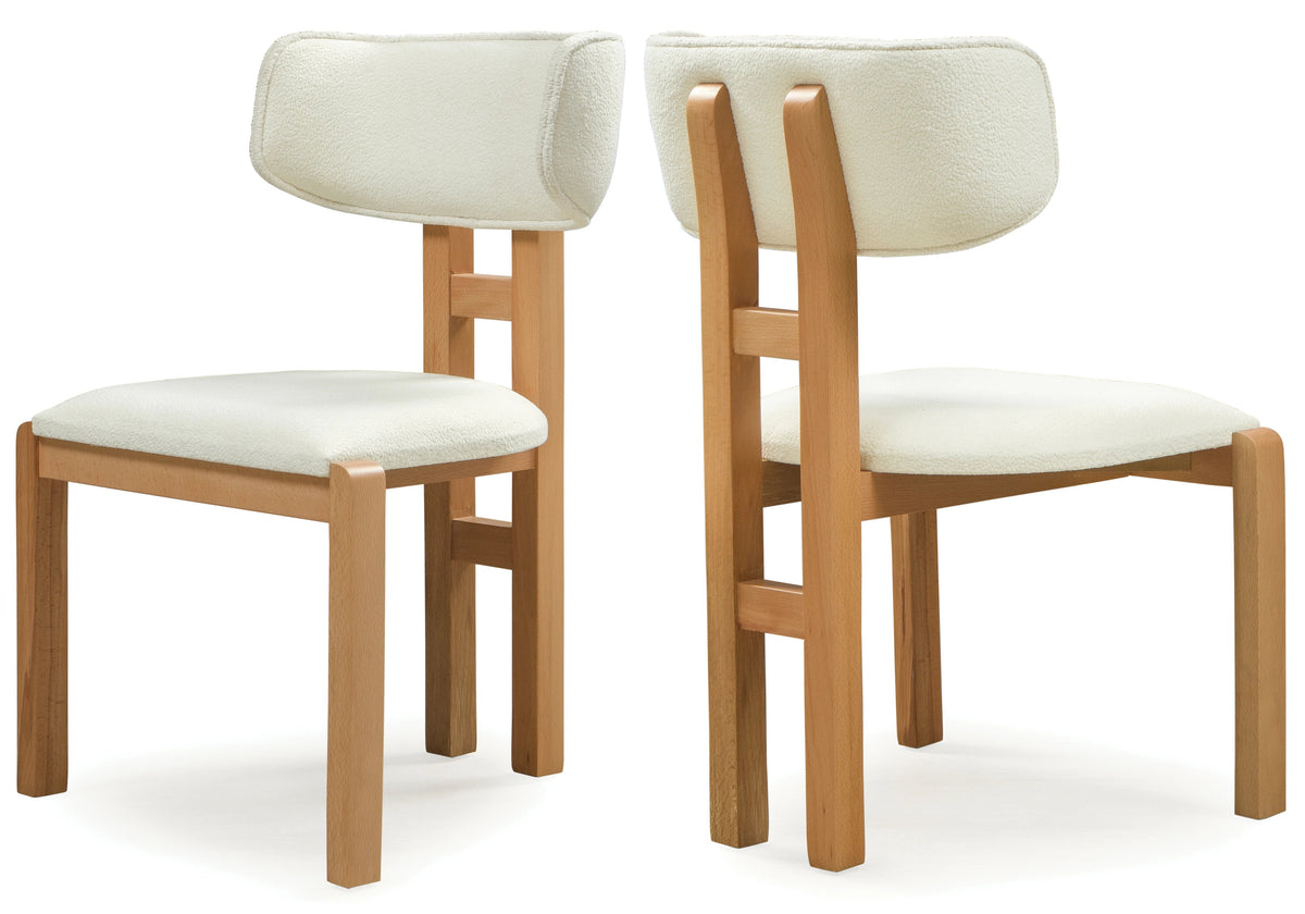 chaise bois scandinave sude x2 - Vue 1 - KOORIS
