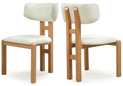 chaise bois scandinave sude x2 - Vue 1 - KOORIS