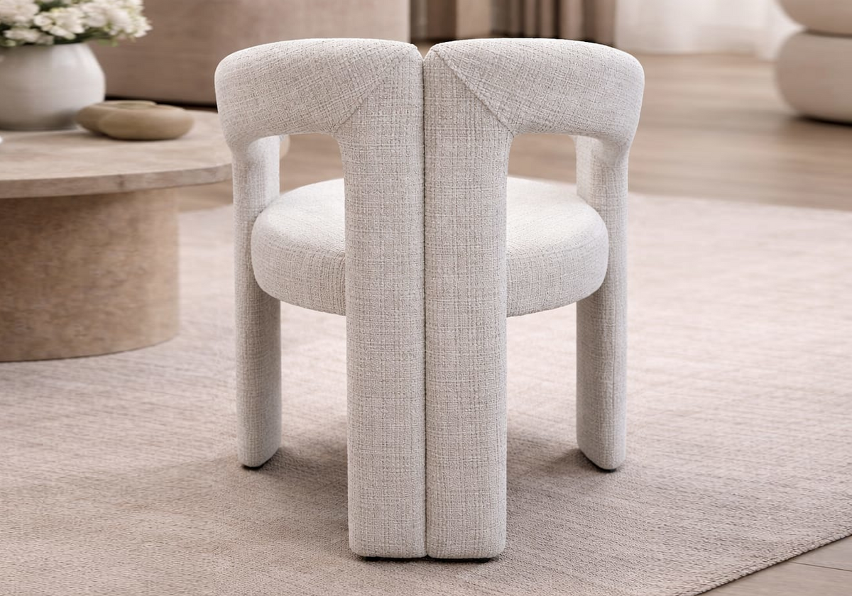 Lot de 2 chaises organiques en beige | Vexta