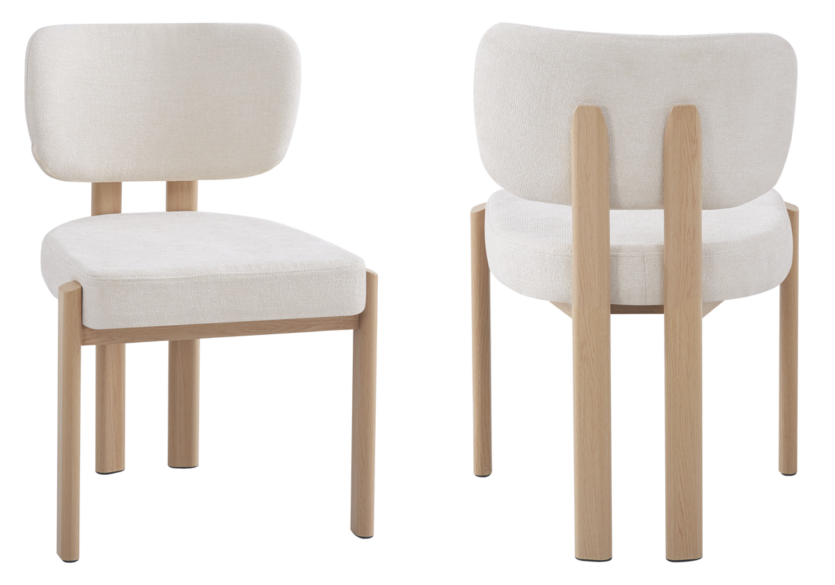 Chaises de salle à manger en beige x4 | Zorix