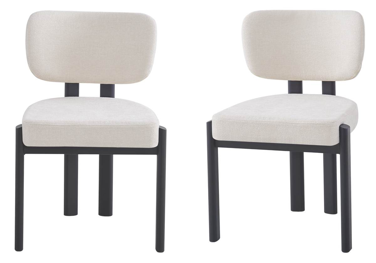 Lot de 4 chaises de salle à manger beige | Zorix