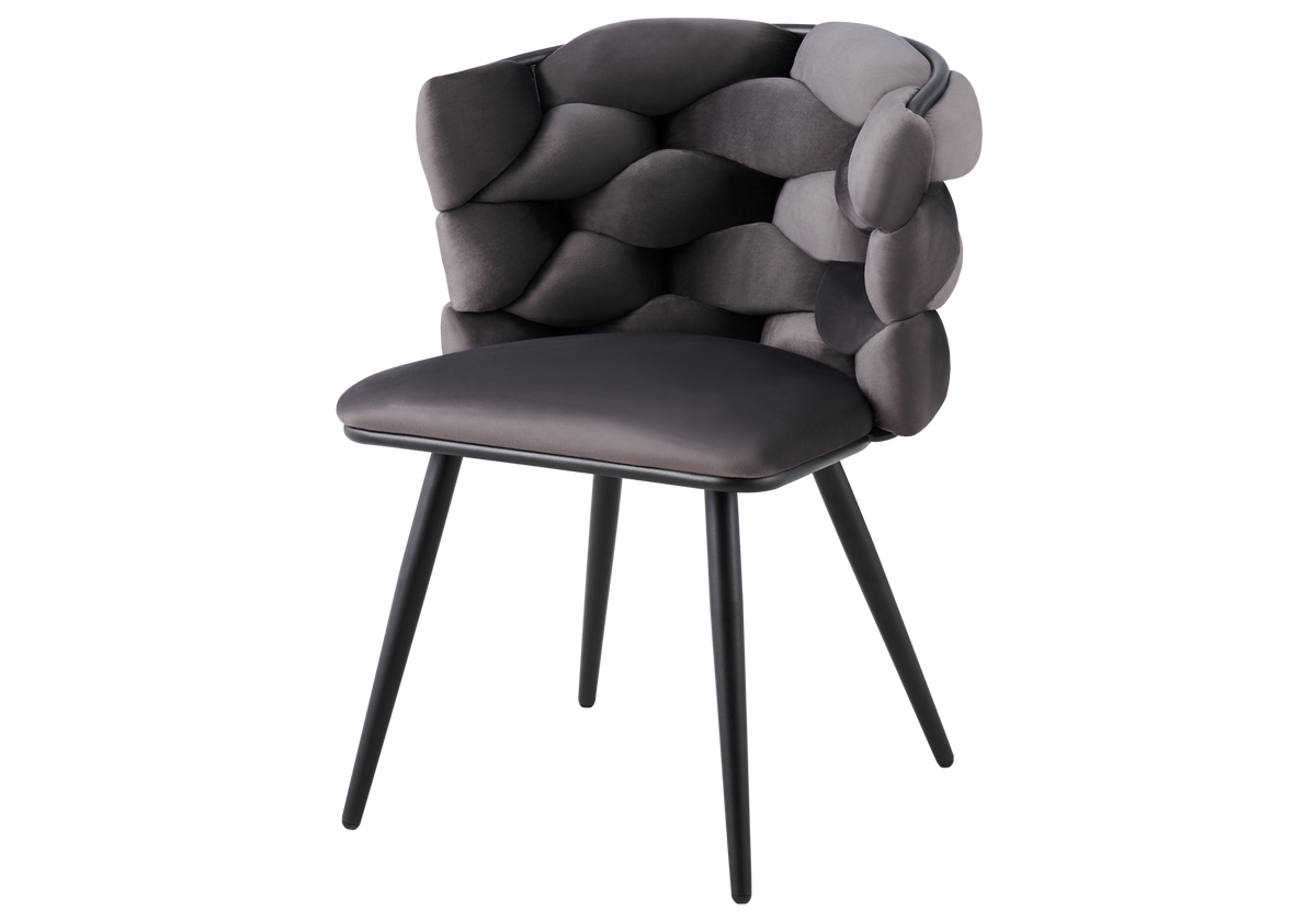Lot de 2 chaises de table en anthracite | Stratos