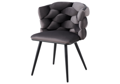 Lot de 2 chaises de table en anthracite | Stratos