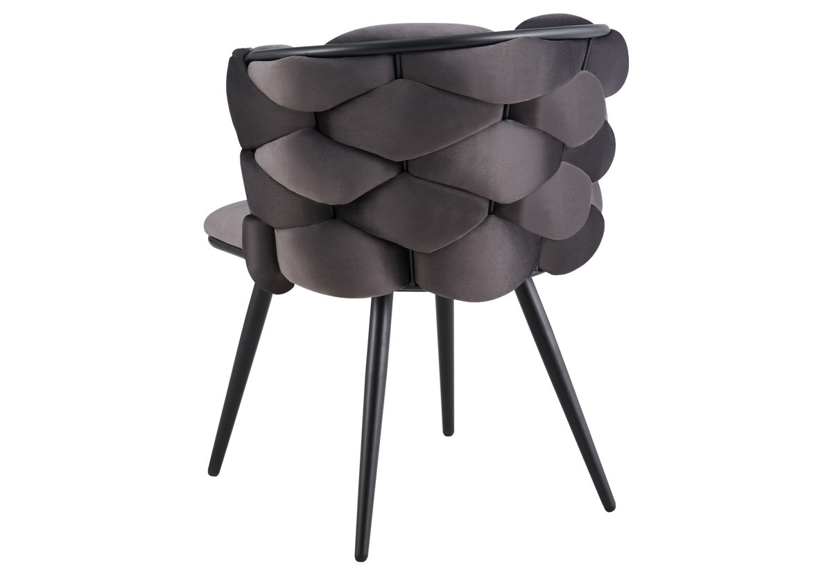 Lot de 2 chaises de table en anthracite | Stratos