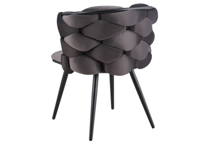 Lot de 2 chaises de table en anthracite | Stratos