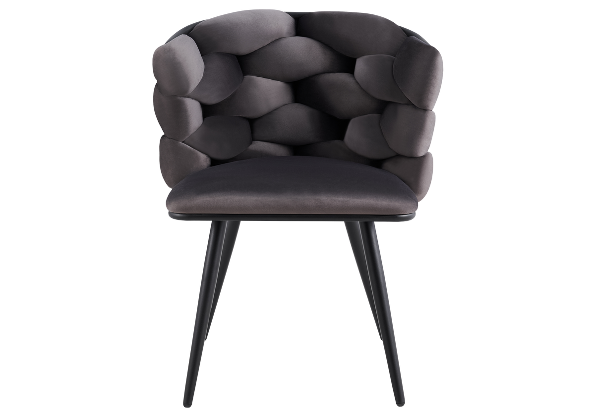 Lot de 2 chaises de table en anthracite | Stratos