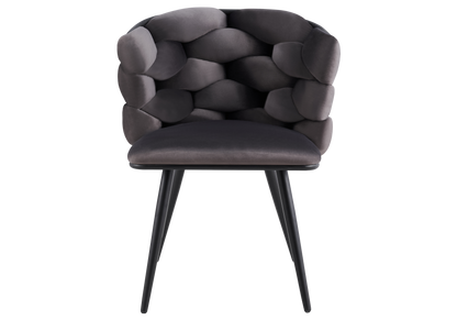 Lot de 2 chaises de table en anthracite | Stratos