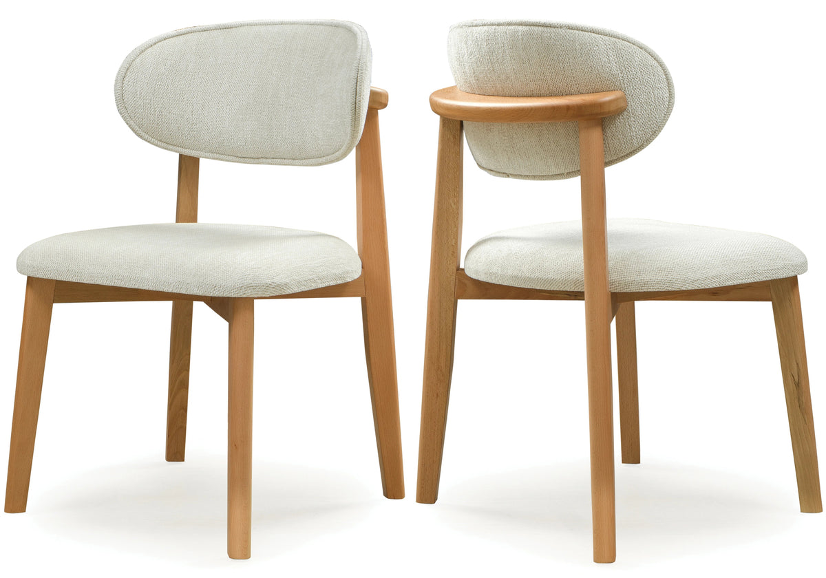 chaise bois scandinave inci lot 2 - Vue 1 - KOORIS