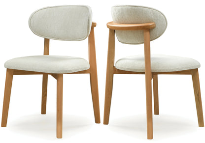 chaise bois scandinave inci lot 2 - Vue 1 - KOORIS