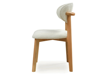 chaise bois scandinave inci lot 2 - Vue 2 - KOORIS