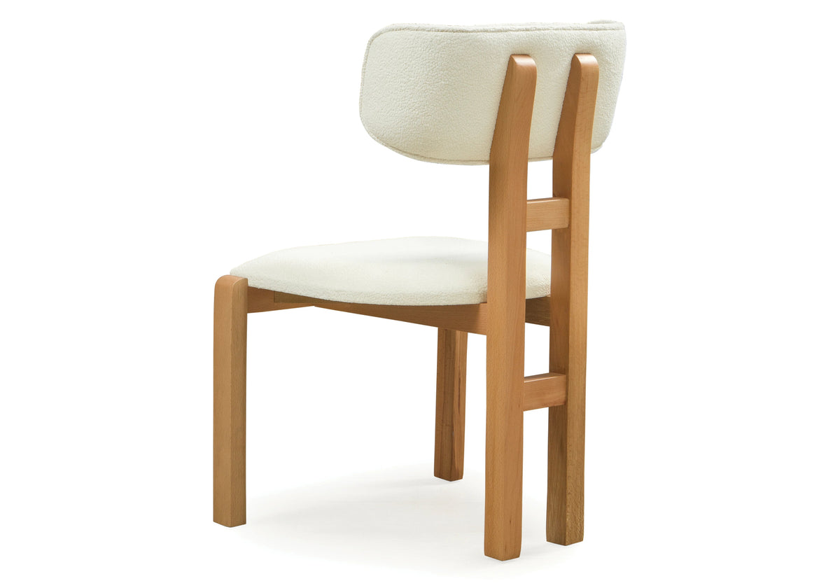 chaise bois scandinave sude x2 - Vue 4 - KOORIS